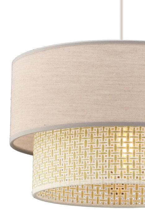 Opviq Echo Lámpara de araña Crema y Beige